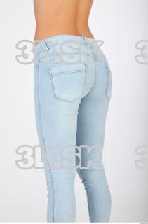 Thigh blue jeans of Molly 0004